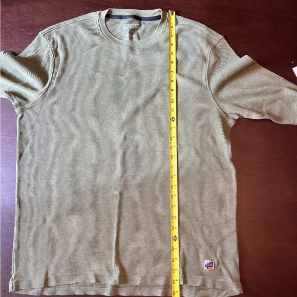 Men's 40 Grit Thermal Crew Shirt by Duluth Trading Co. Size L. - Picture 5 of 6